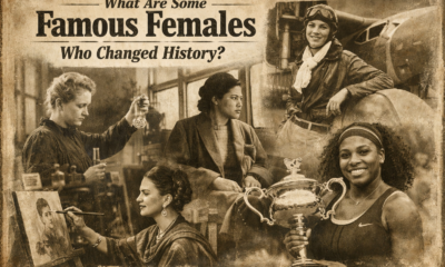 Black-and-white and sepia photos of famous historical women arranged in a classic, old-school collage for a blog thumbnail.